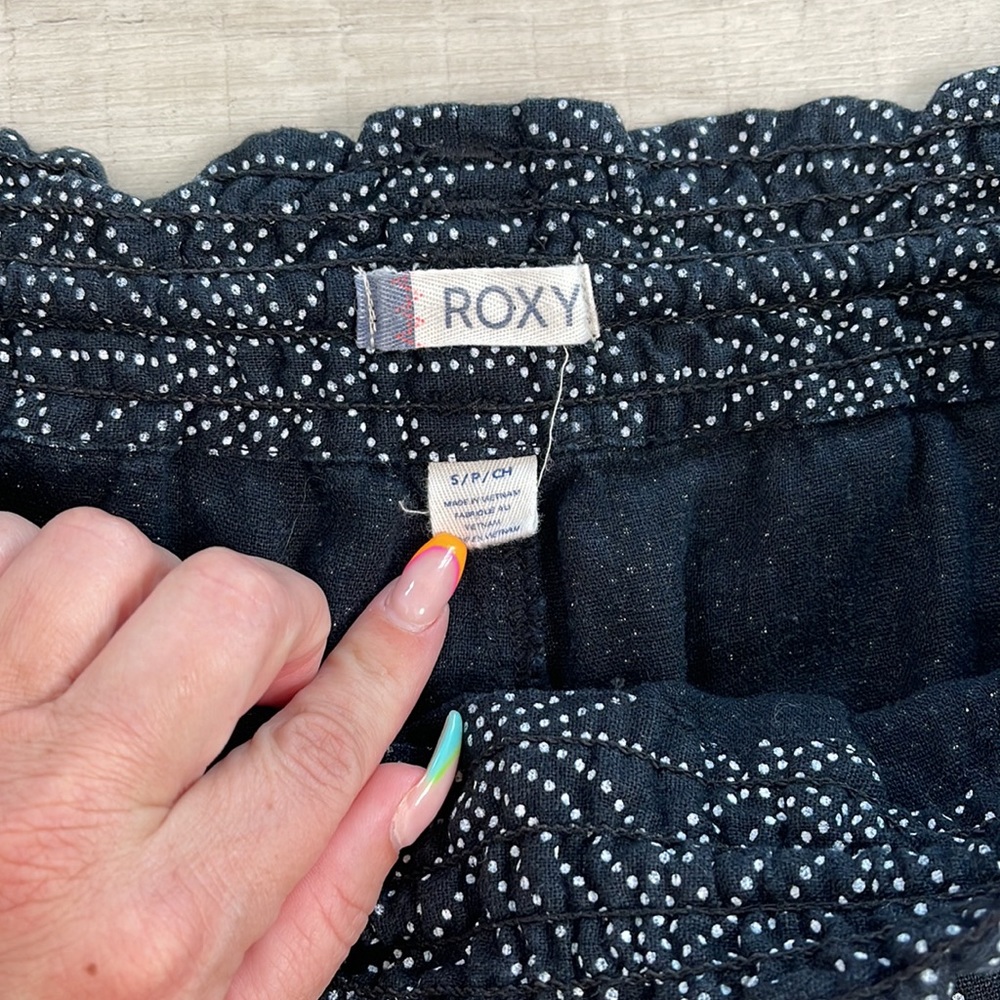 Roxy Oceanside Linen Flared Beach Pants - Picture 4 of 12